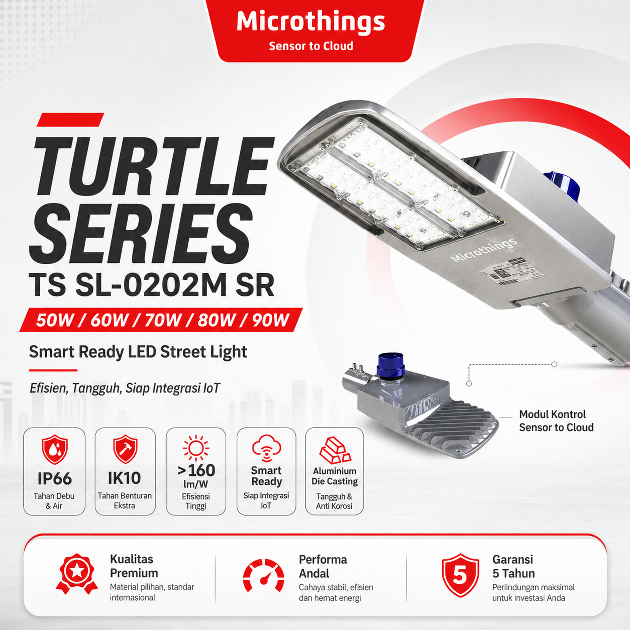 Lampu Jalan LED Turtle Series TS SL-0202M SR 24052026-1 Lampu Jalan LED Turtle Series TS SL-0202M SR 24052026-1