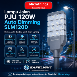 Lampu Jalan PJU 120W Auto Dimming SLM120D Safelight 21062026