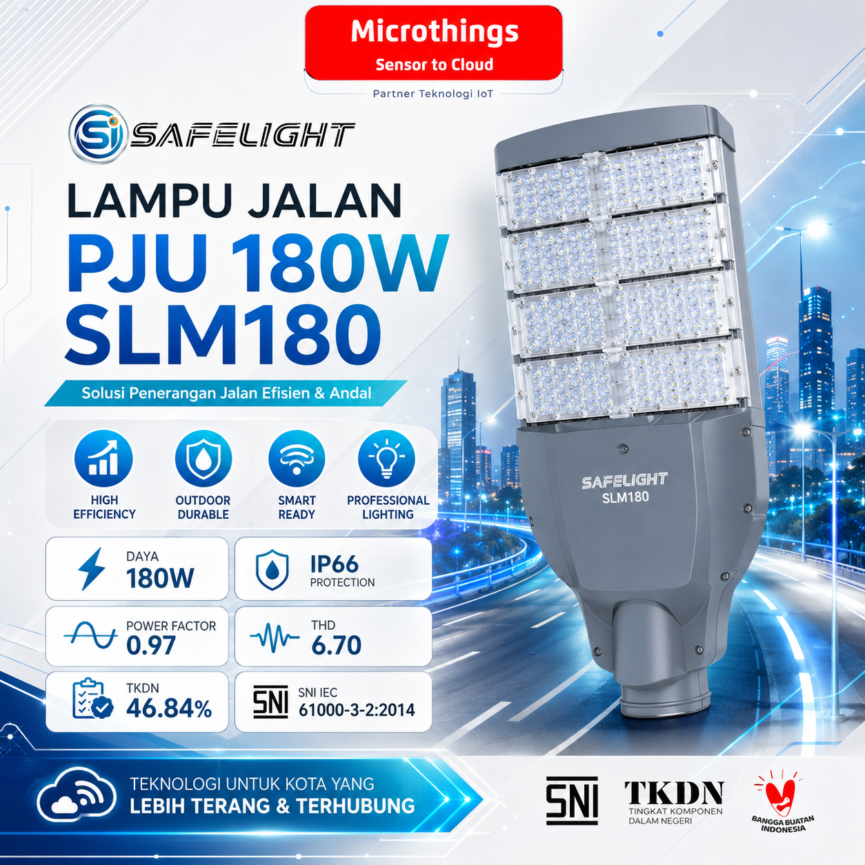 Lampu Jalan PJU 180W SLM180 10062026 Lampu Jalan PJU 180W SLM180 10062026
