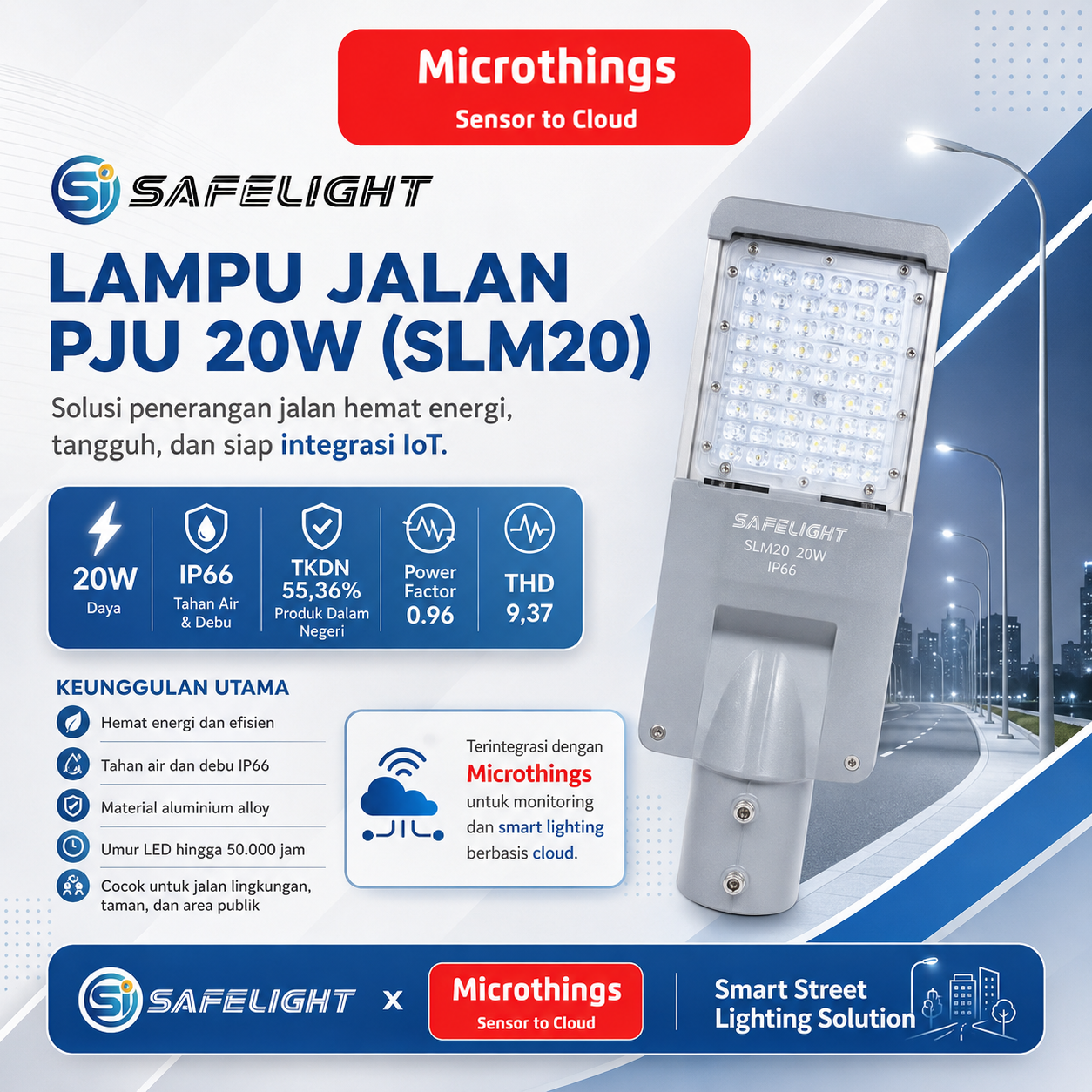 Lampu Jalan PJU 20W SLM20 04062026 Lampu Jalan PJU 20W SLM20 04062026