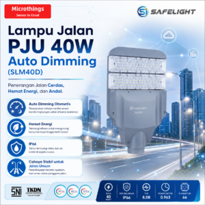 Lampu Jalan PJU 40W Auto Dimming SLM40D 17062026