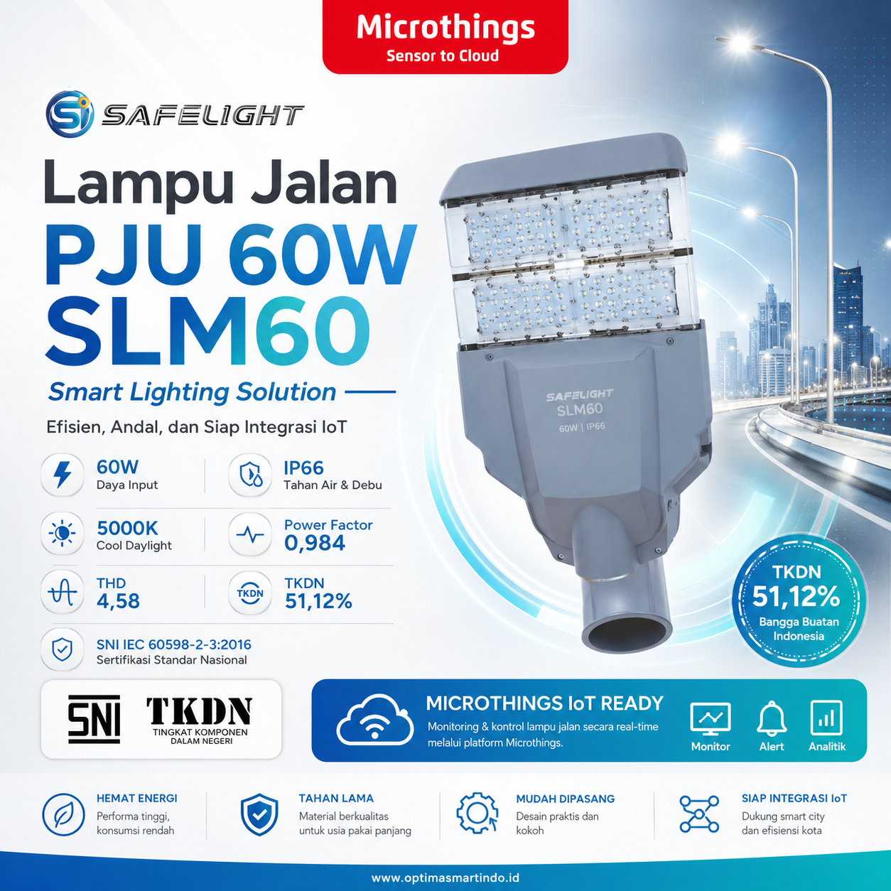 Lampu Jalan PJU 60W SLM60 04062026 Lampu Jalan PJU 60W SLM60 04062026