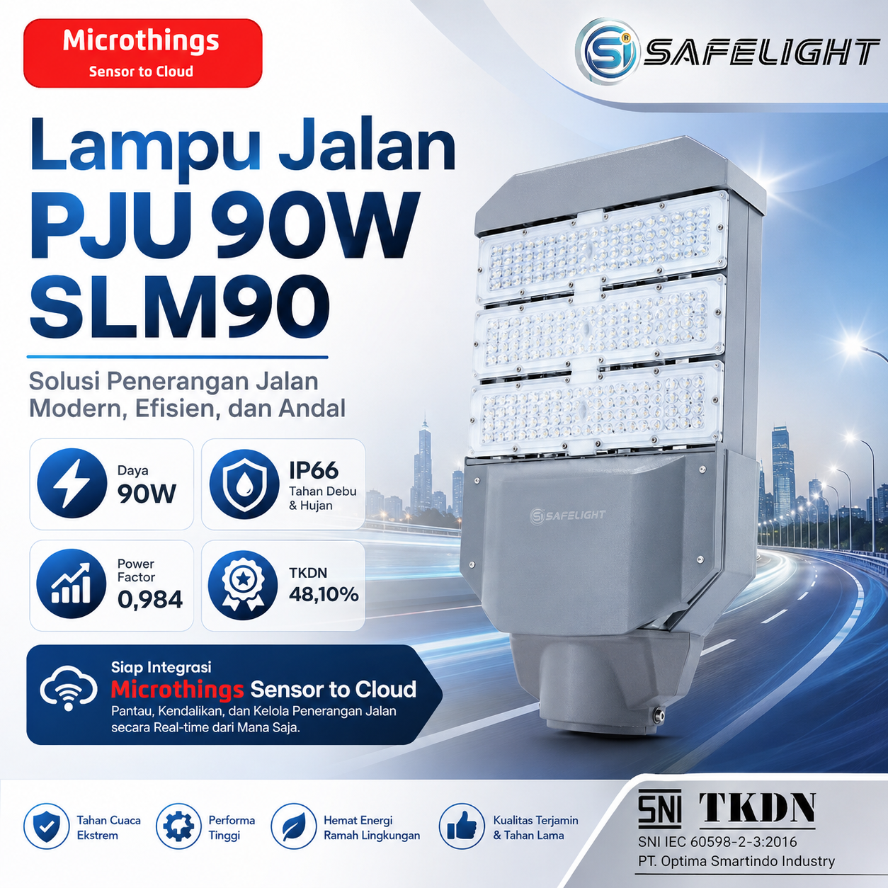 Lampu Jalan PJU 90W SLM90 09062026 Lampu Jalan PJU 90W SLM90 09062026