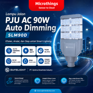 Lampu Jalan PJU AC 90W Auto Dimming SLM90D 21062026