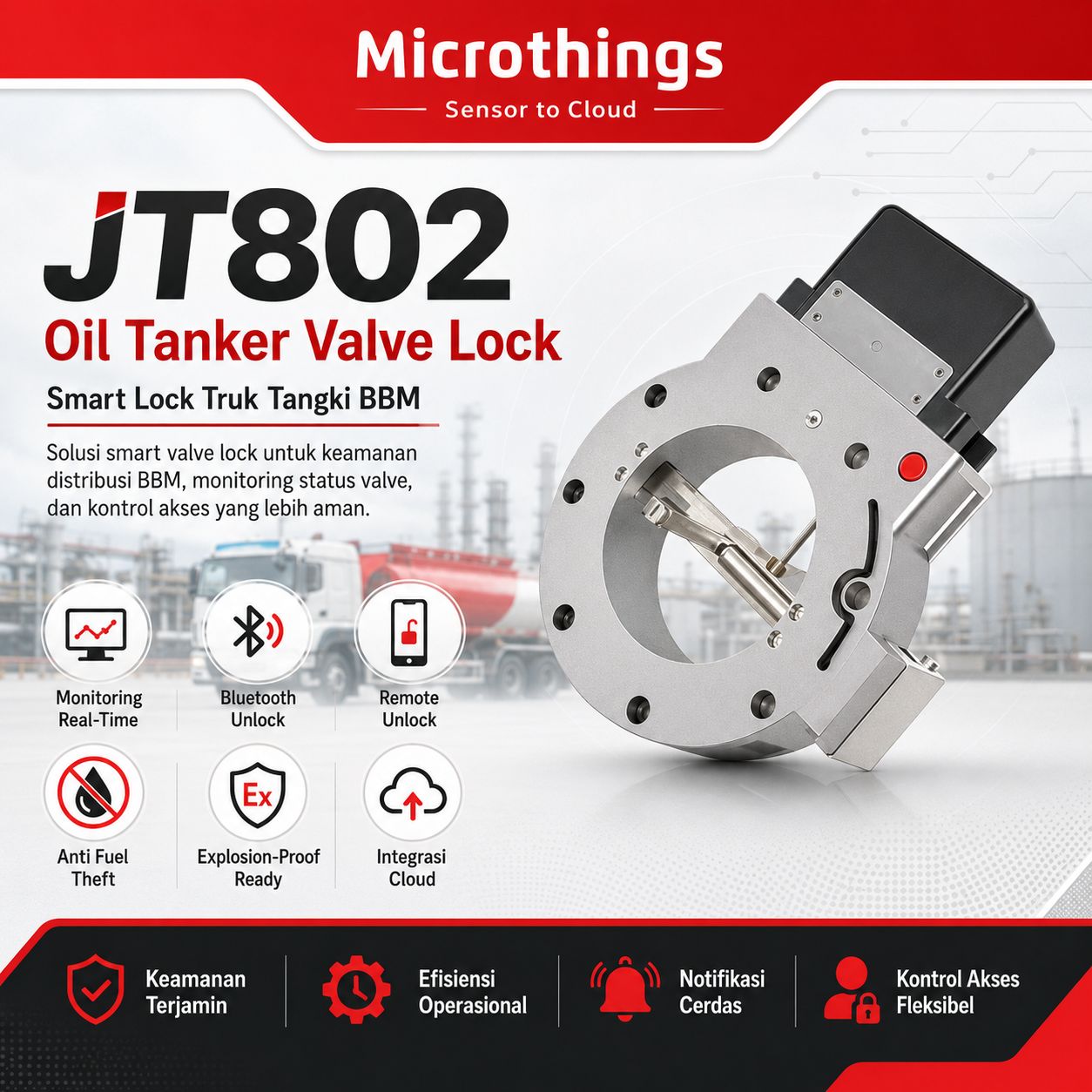 JT802 Oil Tanker Valve Lock 13072026 JT802 Oil Tanker Valve Lock 13072026