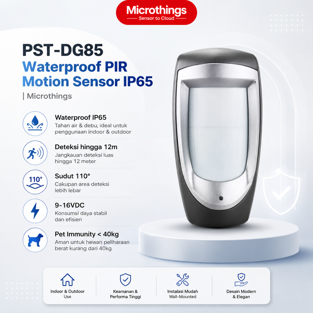 PST-DG85 Waterproof PIR Motion Sensor 28072026 PST-DG85 Waterproof PIR Motion Sensor 28072026