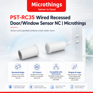 Wired Recessed Door Window Sensor