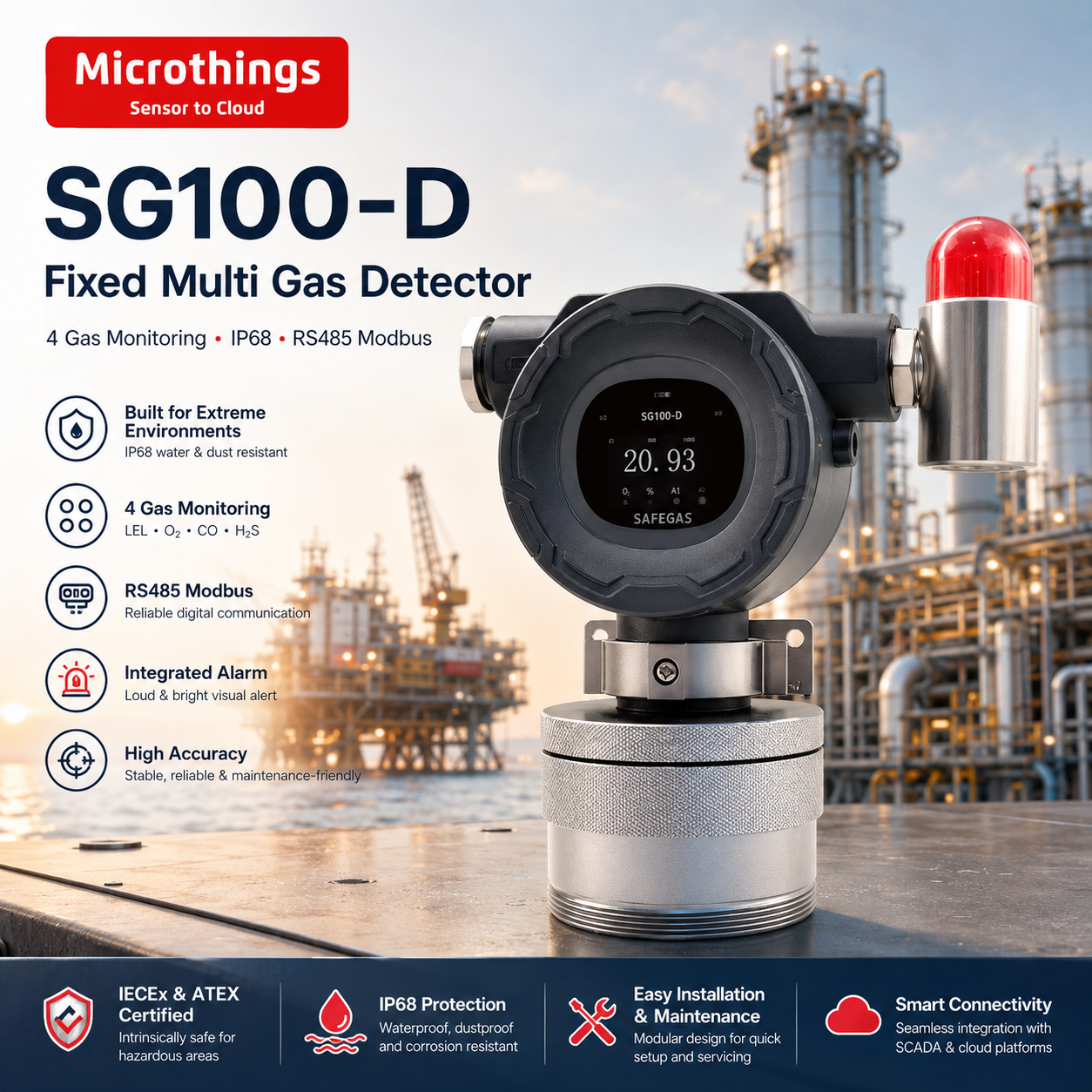 SG100-D Fixed Multi Gas Detector 05082026 SG100-D Fixed Multi Gas Detector 05082026