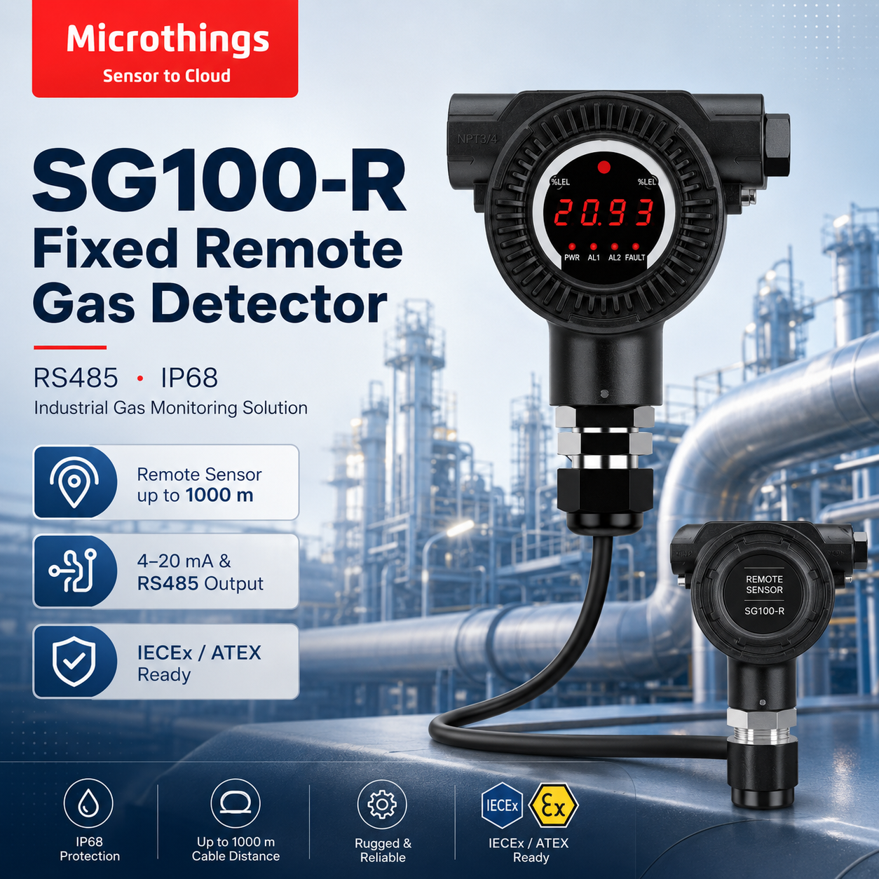 SG100-R Fixed Remote Gas Detector 05082026 SG100-R Fixed Remote Gas Detector 05082026